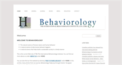 Desktop Screenshot of behaviorology.org